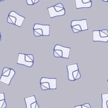 Seamless pattern drool burp cloths cartoon vector Stock Illustration
