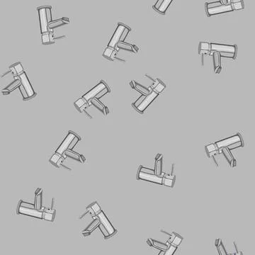 Seamless pattern drop faucet water cartoon vector Stock Illustration