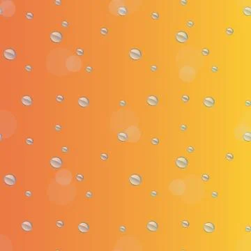 Seamless pattern of droplets on a blue background Stock Illustration