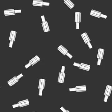 Seamless pattern Dropper bottle packaging for serum or cosmetic liquid Illustrazione stock