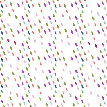 Seamless pattern with drops. Abstract background. Stock Illustration