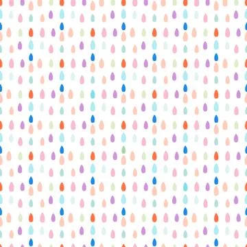 Seamless pattern with drops. Abstract background. Illustrazione stock