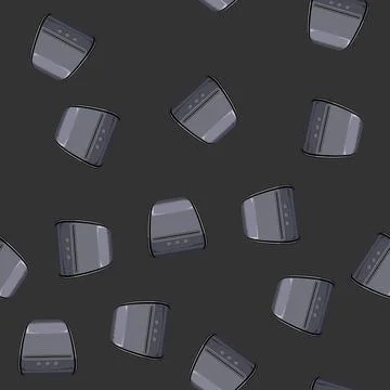 Seamless pattern dtg label printer cartoon vector Stock Illustration