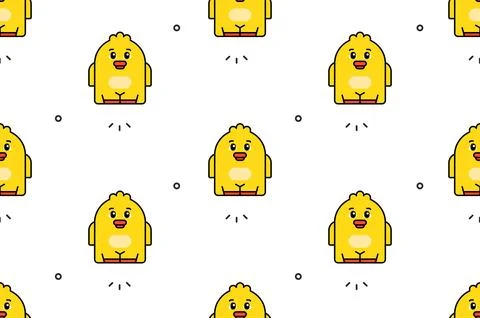 Seamless pattern with Ducks Illustrazione stock