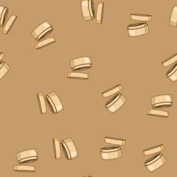 Seamless pattern dumpling bamboo steamer cartoon vector 库存插图