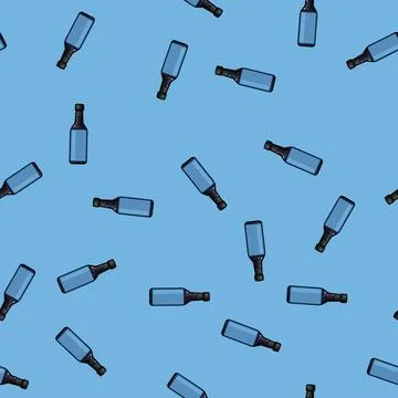 Seamless pattern dumpling soy sauce cartoon vector Stock Illustration