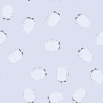 Seamless pattern durability toilet seat cartoon vector Stock Illustration