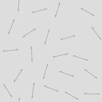 Seamless pattern Durable adjustable metal curtain rod for home interiors Stock Illustration