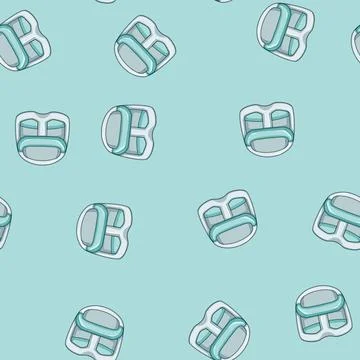 Seamless pattern durable bath seat baby cartoon vector Stock Illustration