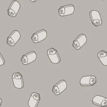 Seamless pattern durable spa towel cartoon vector Stock Illustration