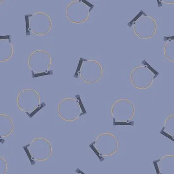 Seamless pattern duty pipe clamp cartoon vector 스톡 일러스트