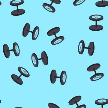 Seamless pattern earring piercing fashion cartoon vector Stock Illustration