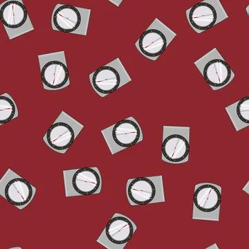 Seamless pattern east compass cartoon vector 스톡 일러스트