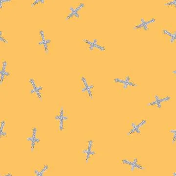 Seamless pattern easter cross christian cartoon vector Stock Illustration