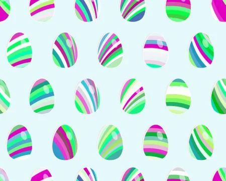 Seamless pattern with easter eggs.  + EPS8 스톡 일러스트