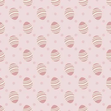 Seamless pattern with Easter eggs. Happy Easter. Illustrazione stock