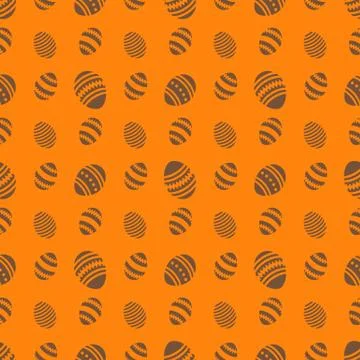 Seamless pattern with Easter eggs. Happy Easter. Illustrazione stock