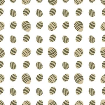 Seamless pattern with Easter eggs. Happy Easter. Illustrazione stock