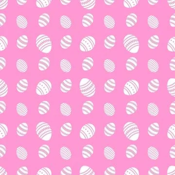 Seamless pattern with Easter eggs. Happy Easter. Illustrazione stock