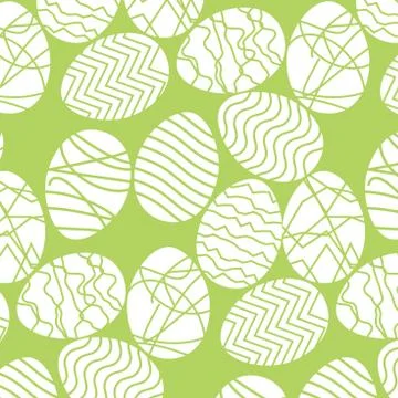 Seamless pattern with easter eggs Stock Illustration