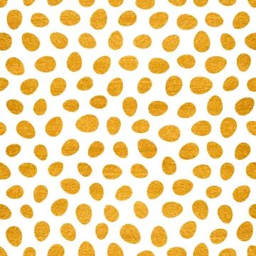 Seamless pattern with easter eggs Stock Illustration