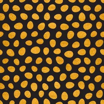 Seamless pattern with easter eggs Stock Illustration