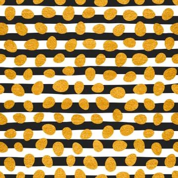 Seamless pattern with easter eggs Stock Illustration