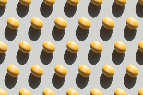 Seamless pattern with Easter eggs Stock Photos