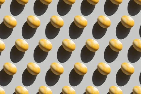 Seamless pattern with Easter eggs Stock Photos