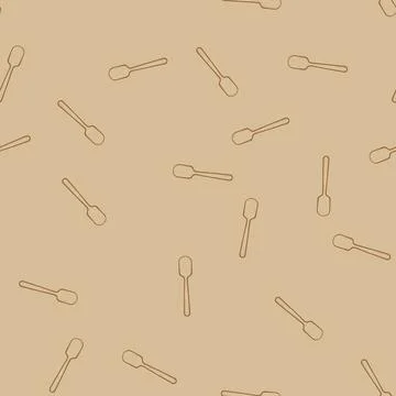 Seamless pattern eco bamboo utensils cartoon vector Stockillustratie
