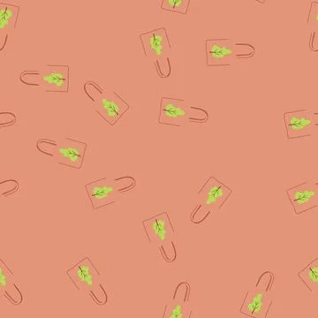 Seamless pattern eco reusable bag cartoon vector Stock Illustration