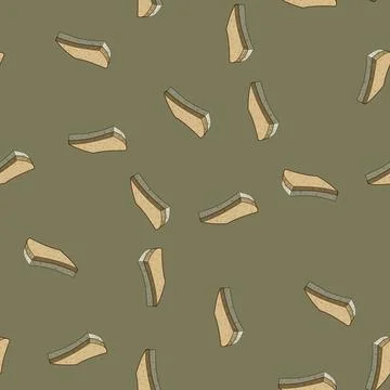 Seamless pattern ecofriendly biodegradable kitchen sponge cartoon vector Stock Illustration
