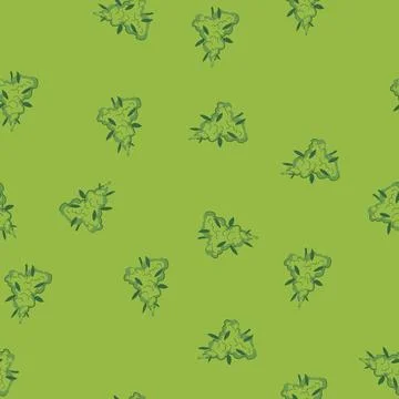 Seamless pattern edibles weed bud cartoon vector Stock Illustration