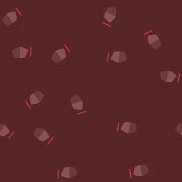 Seamless pattern education graduation hat cartoon vector Illustrazione stock