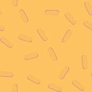 Seamless pattern education pencil case cartoon vector Stock Illustration