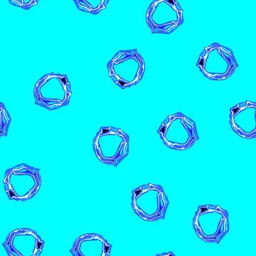 Seamless pattern effect electric orb cartoon vector イラスト素材