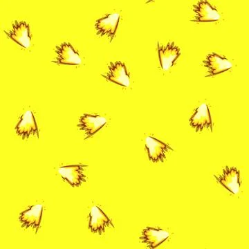 Seamless pattern effect gun flash cartoon vector Illustrazione stock