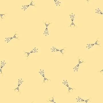 Seamless pattern effect light ring cartoon vector Stockillustratie