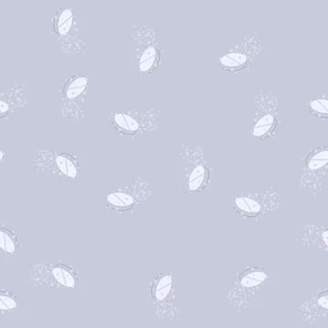 Seamless pattern effervescent tablet dissolving in liquid with bubbles Stock Illustration