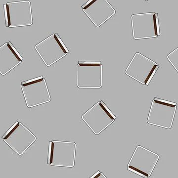 Seamless pattern efficient charging lamp wireless cartoon vector Illustrazione stock