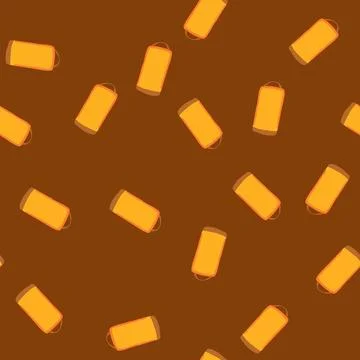 Seamless pattern efficient packing cube cartoon vector Stock Illustration