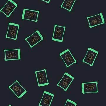 Seamless pattern eink digital handwriting pad cartoon vector 스톡 일러스트