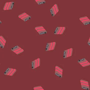 Seamless pattern electric battery energy cartoon vector Stock Illustration