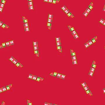 Seamless pattern electric train toy cartoon vector Stock Illustration