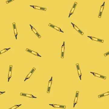 Seamless pattern Electrical voltage tester measuring circuit current safety Illustrazione stock