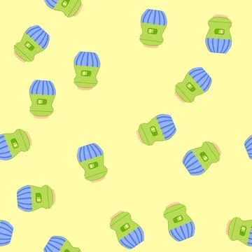 Seamless pattern electronic callus remover cartoon vector Ilustración de archivo