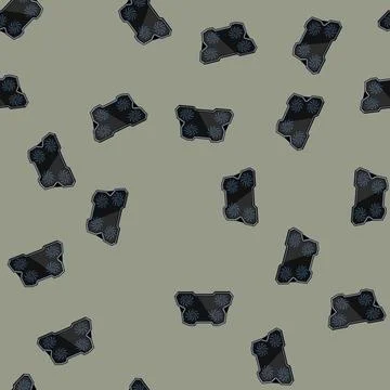 Seamless pattern electronic cooling pad cartoon vector Stock Illustration