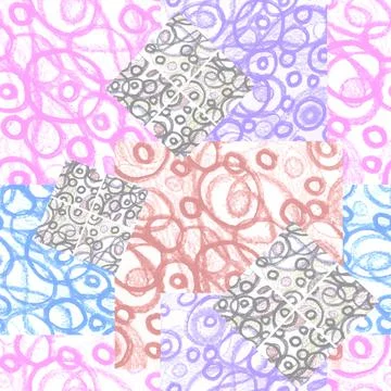 Seamless pattern Elegance background in pastel colors. Illustrazione stock