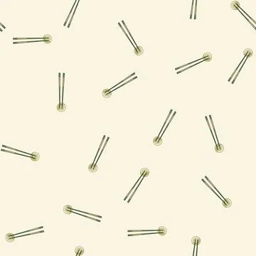 Seamless pattern elegant chopstick rest cartoon vector Stock Illustration