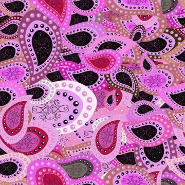 Seamless pattern Elegant decorative ornament for fashion print, scrapbook, wrapp Stock Illustration